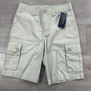 NEW POLO Ralph Lauren Boys Youth Size 10 Khaki Beige Cargo Shorts